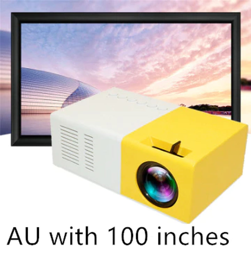 Portable Projector 3D Hd Led Home Theater Cinema Hdmi-Compatible Usb Audio Projector Yg300 Mini Projector