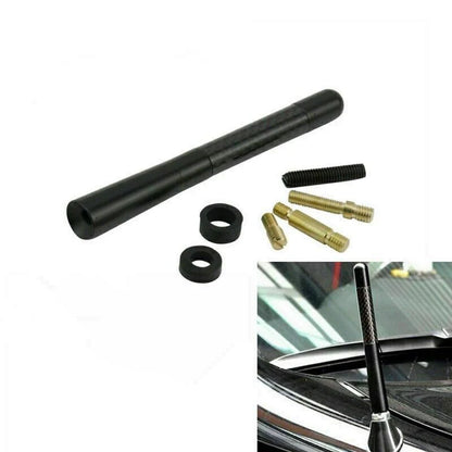 Universal Car Auto Roof Fender Radio FM AM Signal Antenna Aerial Extend Carbon