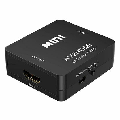 RCA to HDMI Converter Adapter AV 1080P for TV Audio Video Composite CVBS AV2HDMI