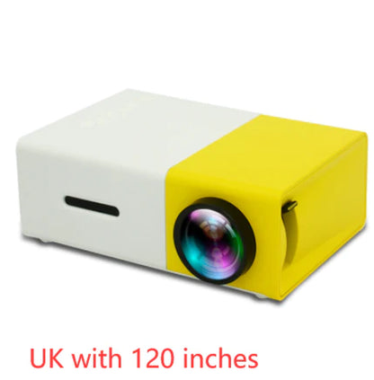 Portable Projector 3D Hd Led Home Theater Cinema Hdmi-Compatible Usb Audio Projector Yg300 Mini Projector