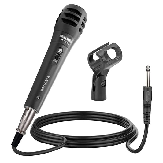 5Core XLR Microphone Dynamic Mic Karaoke Singing Studio Mics Handheld Microfono