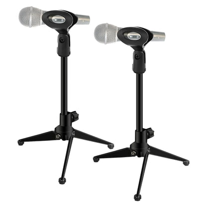 5Core Tripod Desktop Mic Stand Universal Desk Microphone Holder Table Top Stands