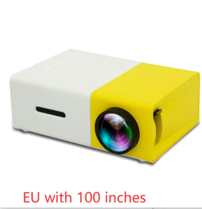 Portable Projector 3D Hd Led Home Theater Cinema Hdmi-Compatible Usb Audio Projector Yg300 Mini Projector