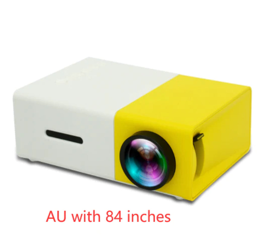 Portable Projector 3D Hd Led Home Theater Cinema Hdmi-Compatible Usb Audio Projector Yg300 Mini Projector