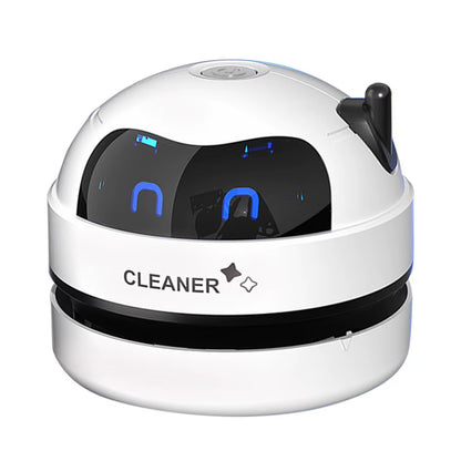 Desk Dust Vacuum with Clean Brush Portable Table Dust Removal Cleaning Brush USB Charging Desktop Cleaner Mini Vacuum Cleaner