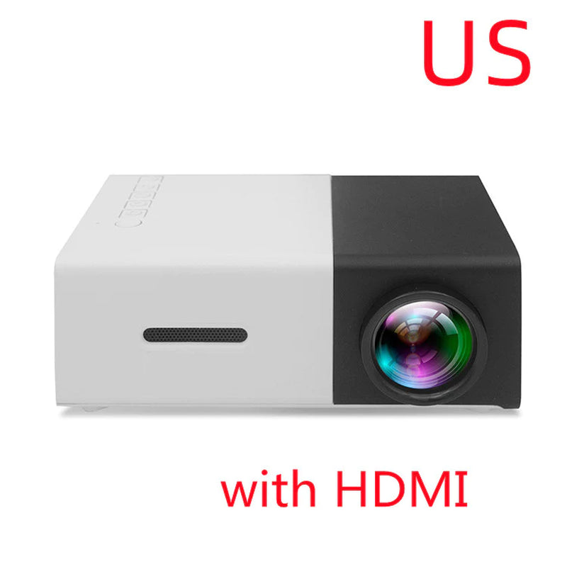 Portable Projector 3D Hd Led Home Theater Cinema Hdmi-Compatible Usb Audio Projector Yg300 Mini Projector