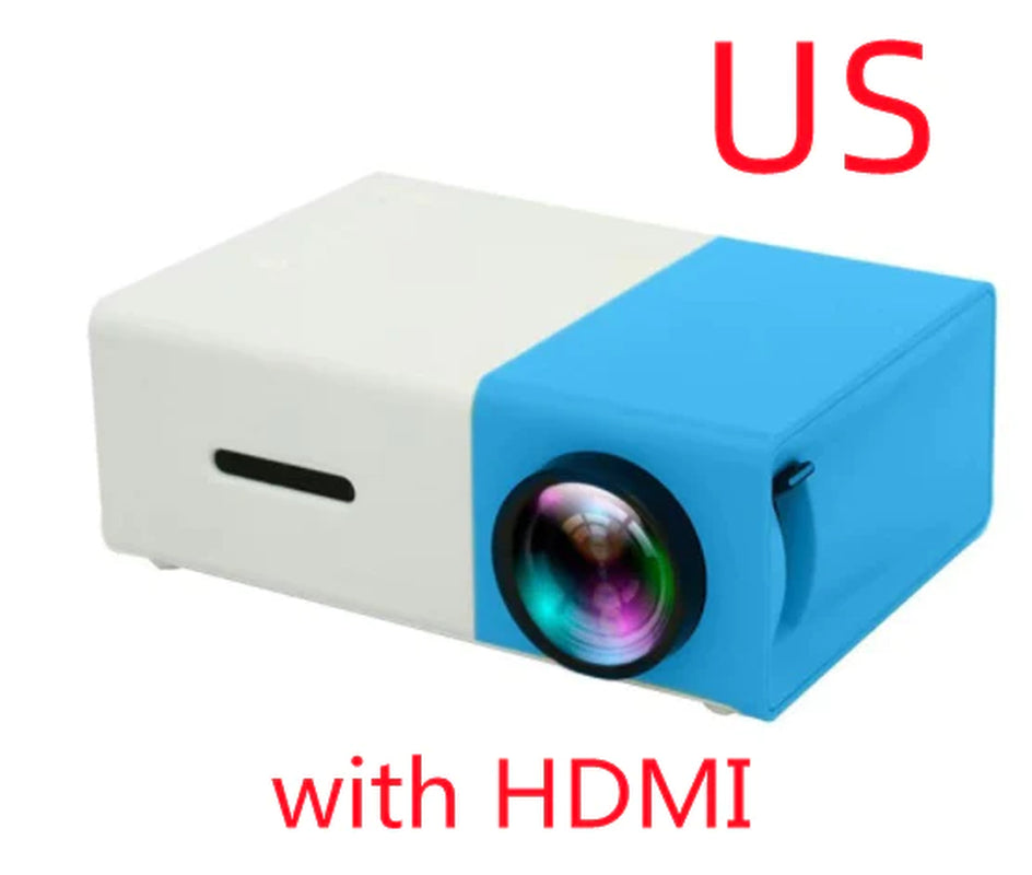 Portable Projector 3D Hd Led Home Theater Cinema Hdmi-Compatible Usb Audio Projector Yg300 Mini Projector