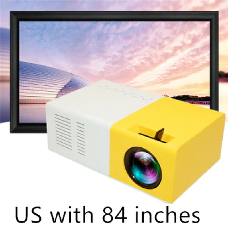 Portable Projector 3D Hd Led Home Theater Cinema Hdmi-Compatible Usb Audio Projector Yg300 Mini Projector