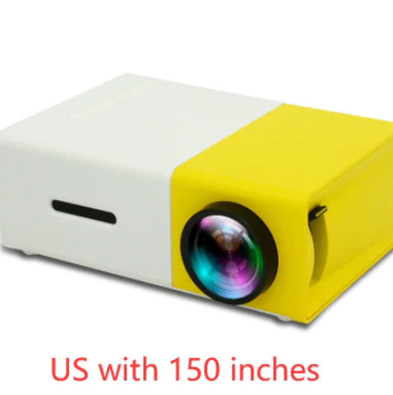 Portable Projector 3D Hd Led Home Theater Cinema Hdmi-Compatible Usb Audio Projector Yg300 Mini Projector