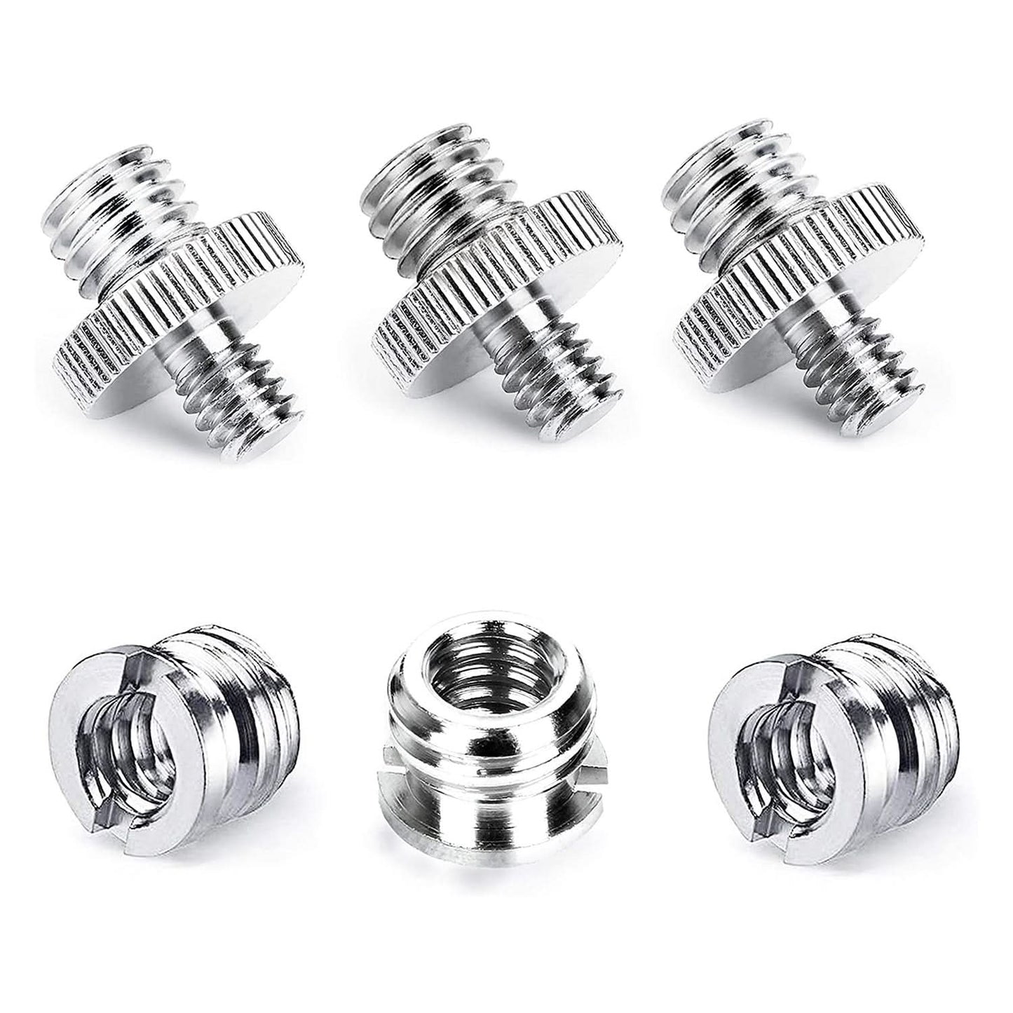 5Core 1/4 Male to 3/8 Inch Male Threaded Camera Tripod Screw Adapter Mount