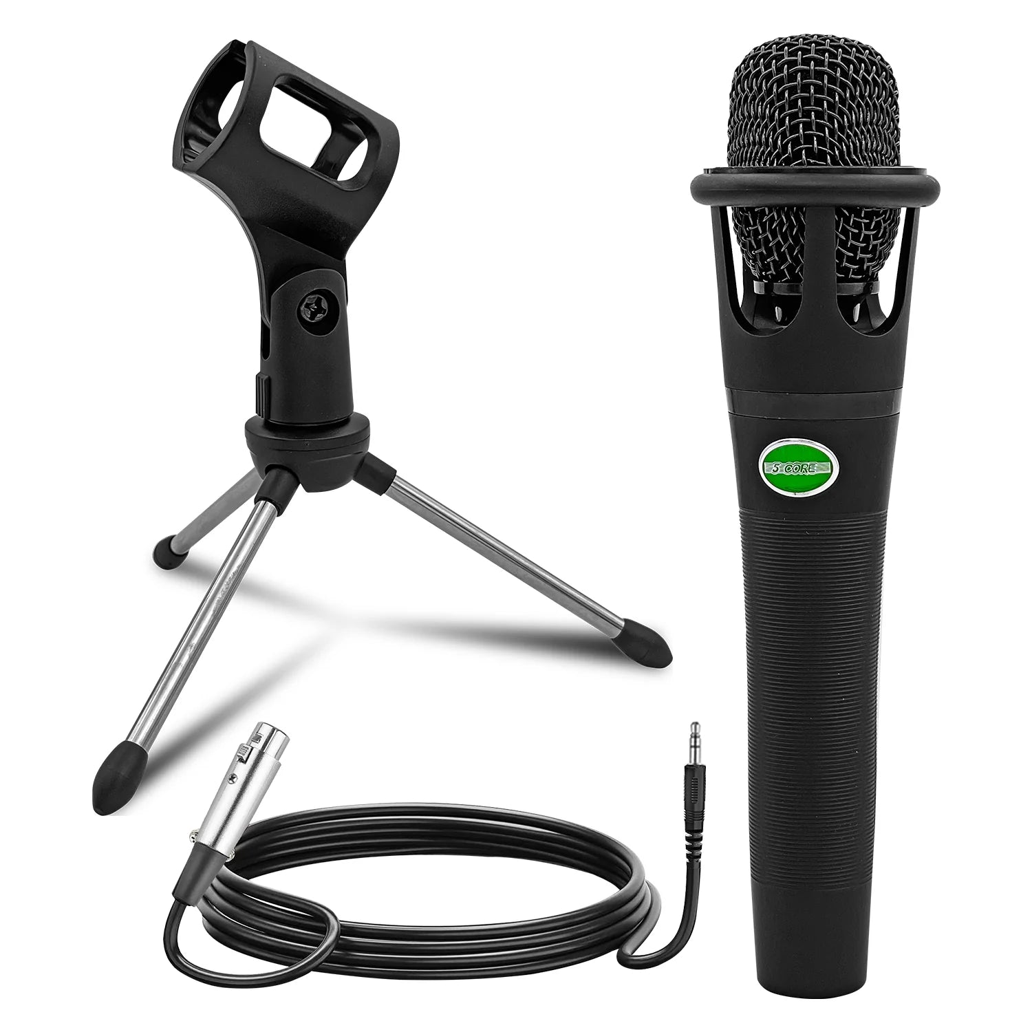 5Core XLR Microphone Dynamic Mic Karaoke Singing Studio Mics Handheld Microfono