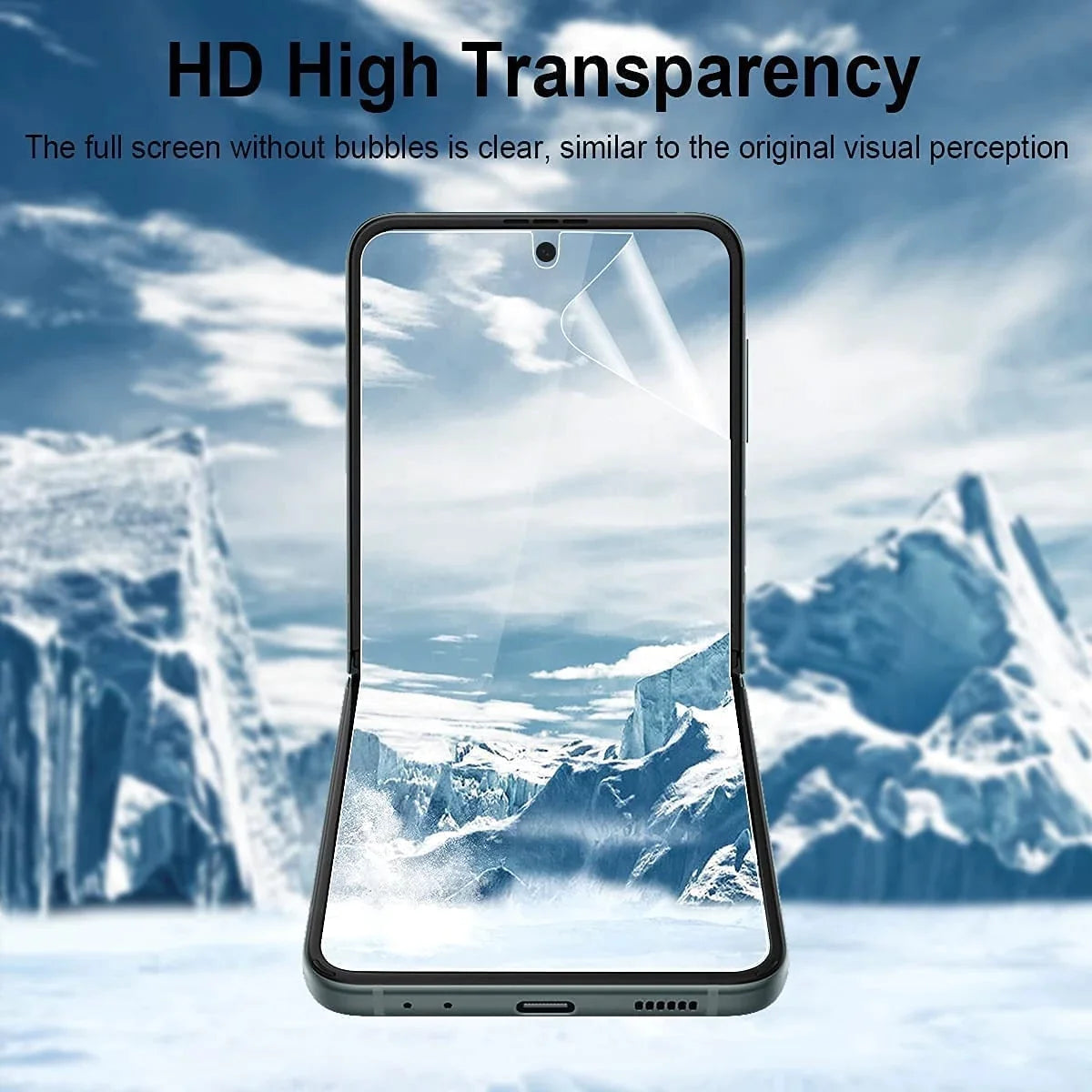 For Samsung Galaxy Z Flip 3 5G Soft Hydrogel Screen Protector Film/Hd Lens Cover