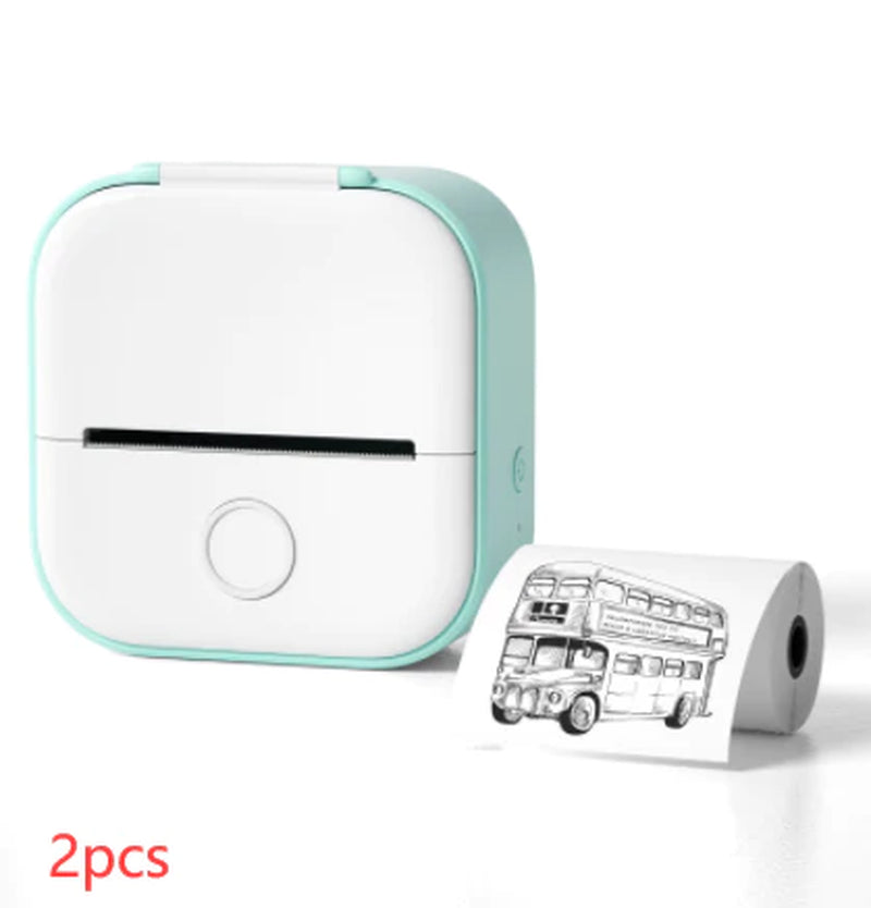 Portable Mini Thermal Label Printer Home Photo Printer Student Wrong Question Printer Bluetooth Mini Label Printer Price Tag