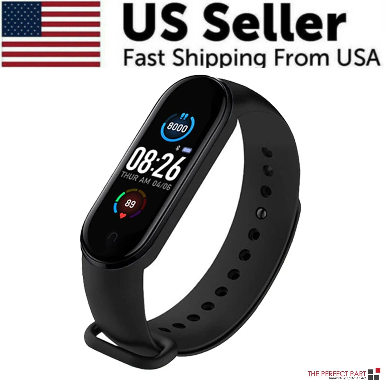 M4 Smart Watch Band Blood Pressure Bracelet Wristband Fitness Tracker Heart Rate