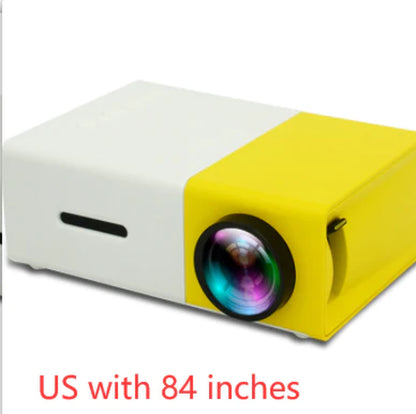 Portable Projector 3D Hd Led Home Theater Cinema Hdmi-Compatible Usb Audio Projector Yg300 Mini Projector