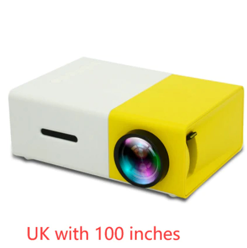 Portable Projector 3D Hd Led Home Theater Cinema Hdmi-Compatible Usb Audio Projector Yg300 Mini Projector