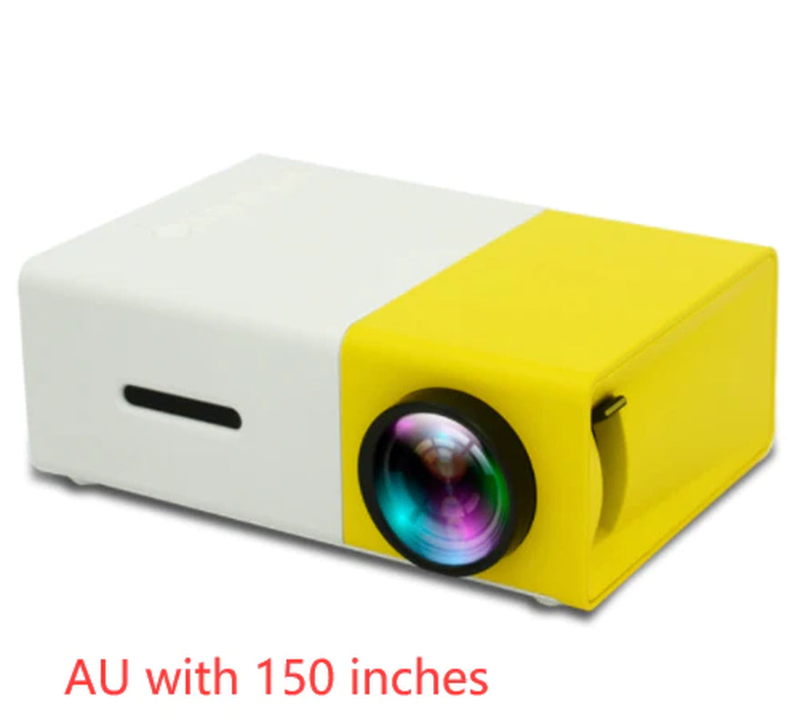 Portable Projector 3D Hd Led Home Theater Cinema Hdmi-Compatible Usb Audio Projector Yg300 Mini Projector