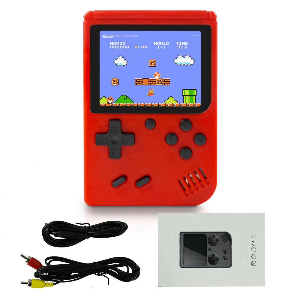 Built-In Retro Games Portable Game Console- USB Charging